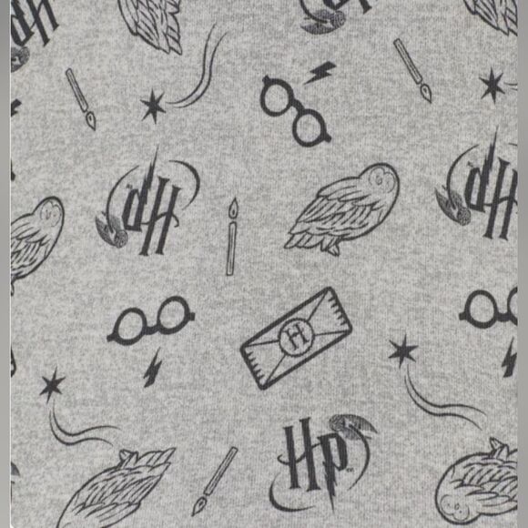 NWT Harry Potter Wizarding World 2pc Long Sleeve Jogger Lounge Pajama Set, Sz 3X - Picture 5 of 5